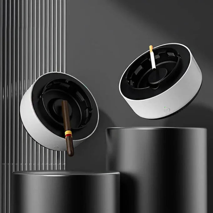 منفضة سجائر ذكية لتنقية الهواء 🌬️ | تمتص الدخان والروائح الكريهة بتقنية حديثة