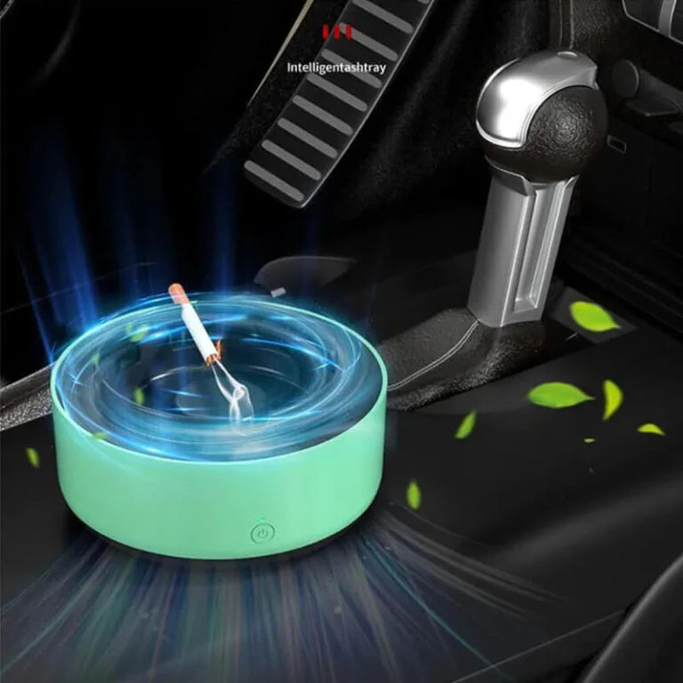 منفضة سجائر ذكية لتنقية الهواء 🌬️ | تمتص الدخان والروائح الكريهة بتقنية حديثة